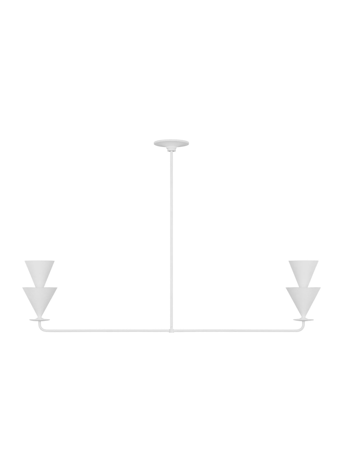 Cornet 2L linear chandelier - LXC1102CPST