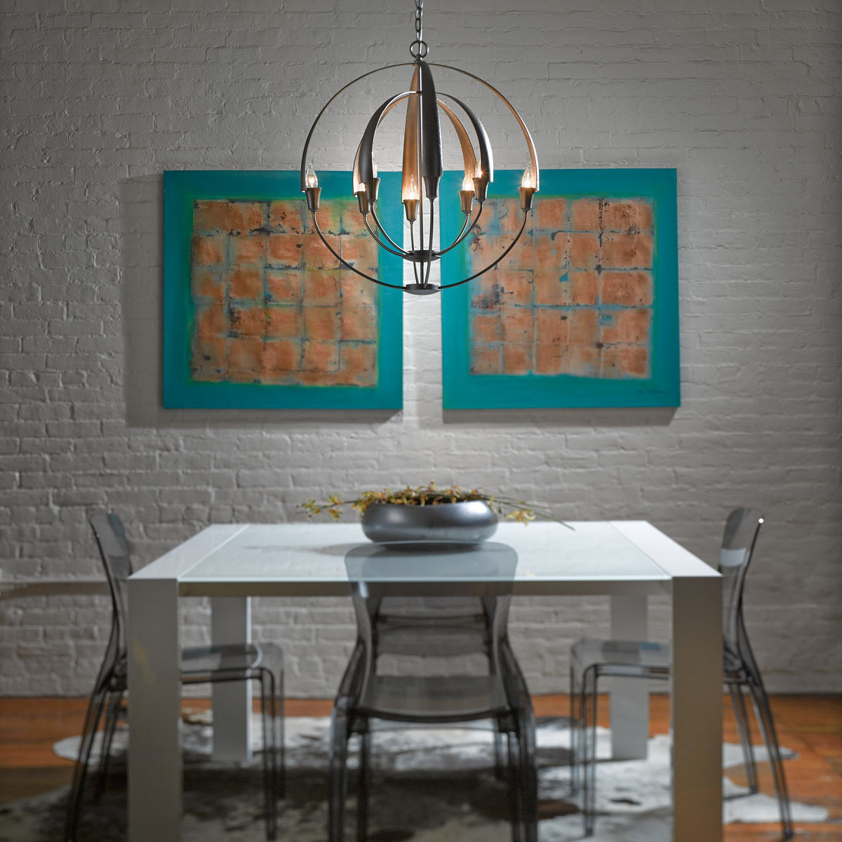 Hubbardton Forge Double Cirque Chandelier