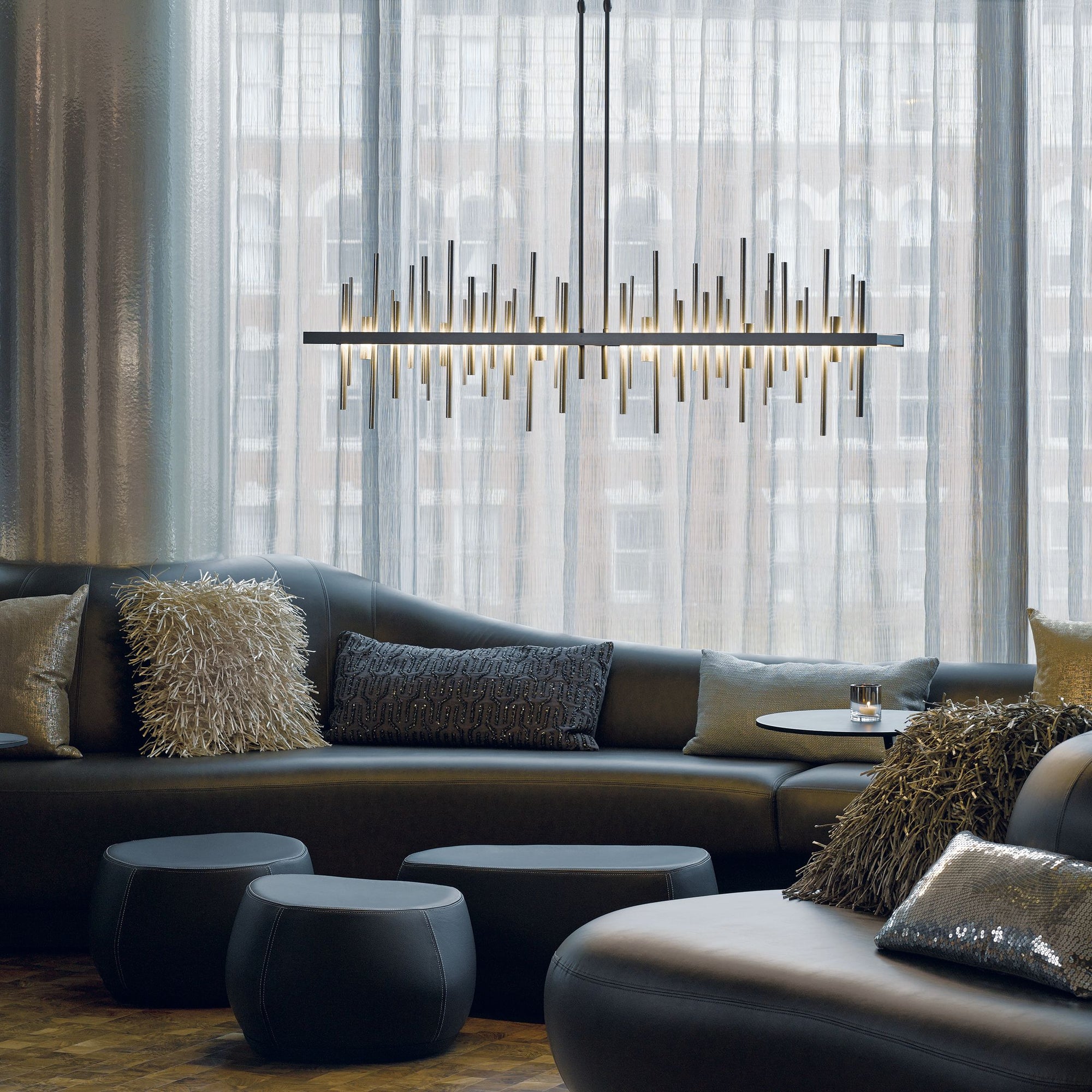 Hubbardton Forge Cityscape Large LED Pendant