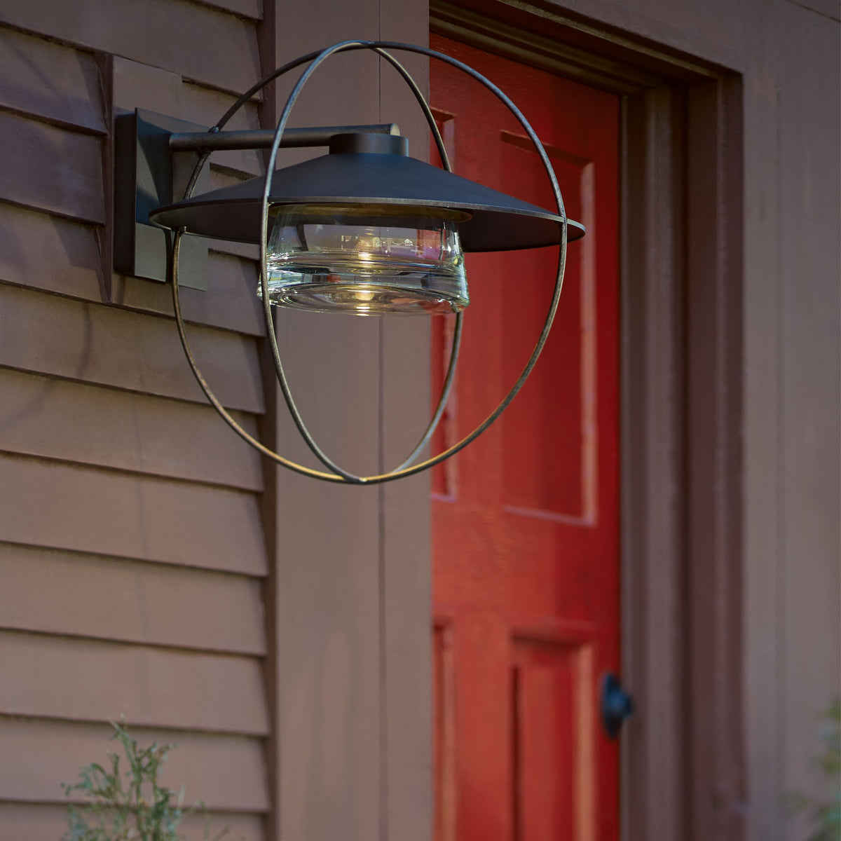 Hubbardton Forge Halo Small Outdoor Wall Sconce