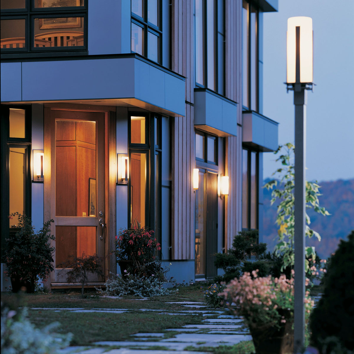 Hubbardton Forge Forged Vertical Bars Outdoor Wall Sconce