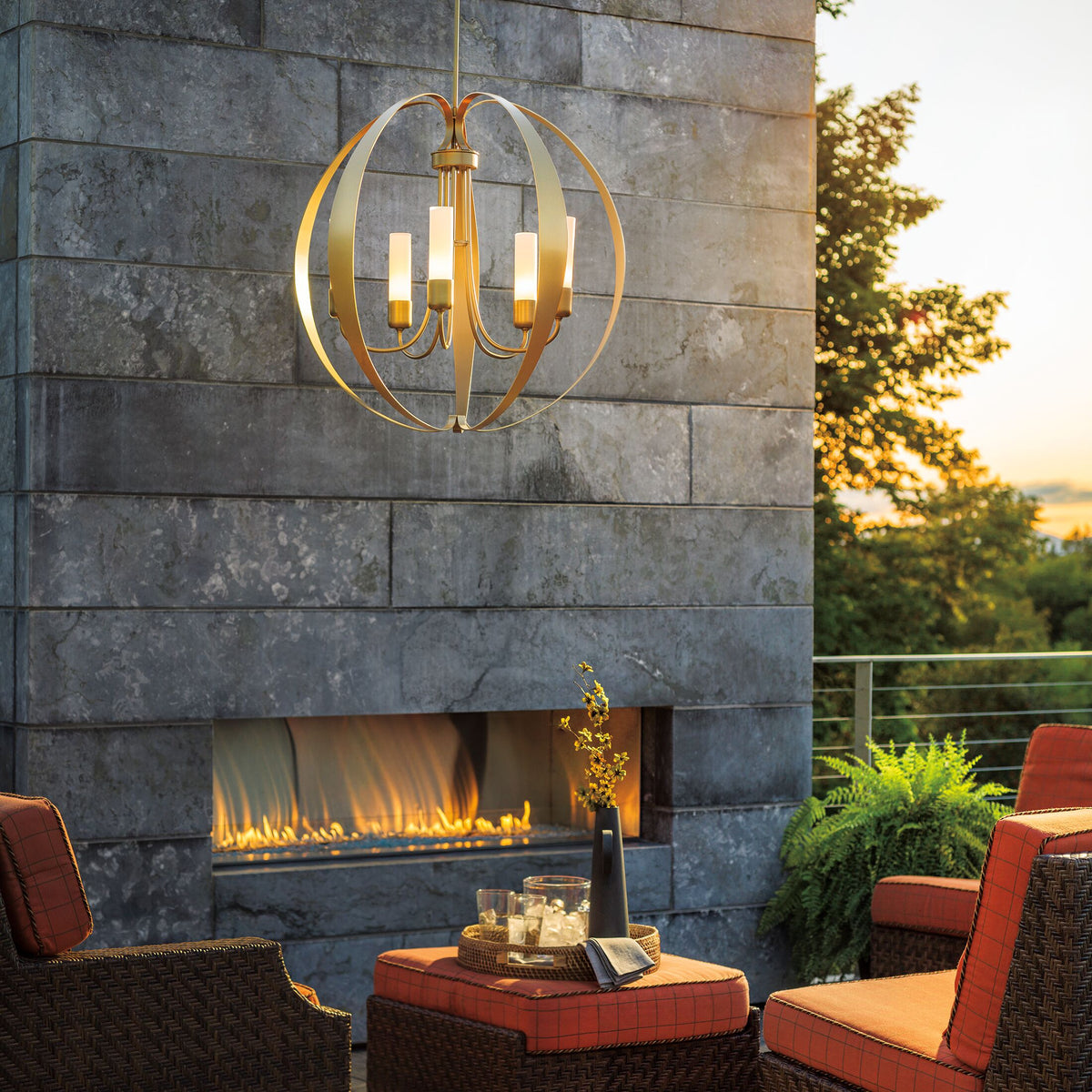 Hubbardton FOrge Pomme Outdoor Pendant