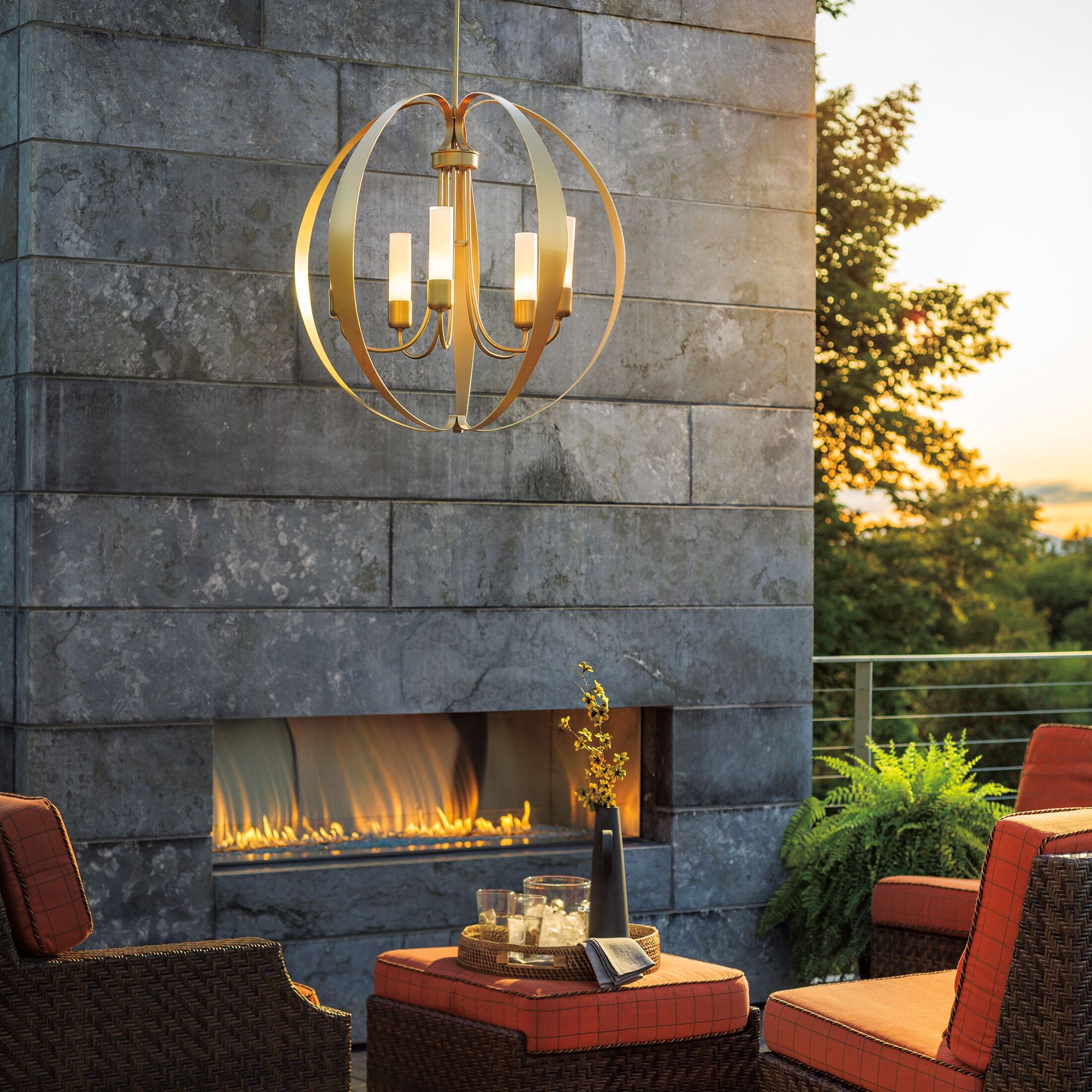 Hubbardton FOrge Pomme Outdoor Pendant