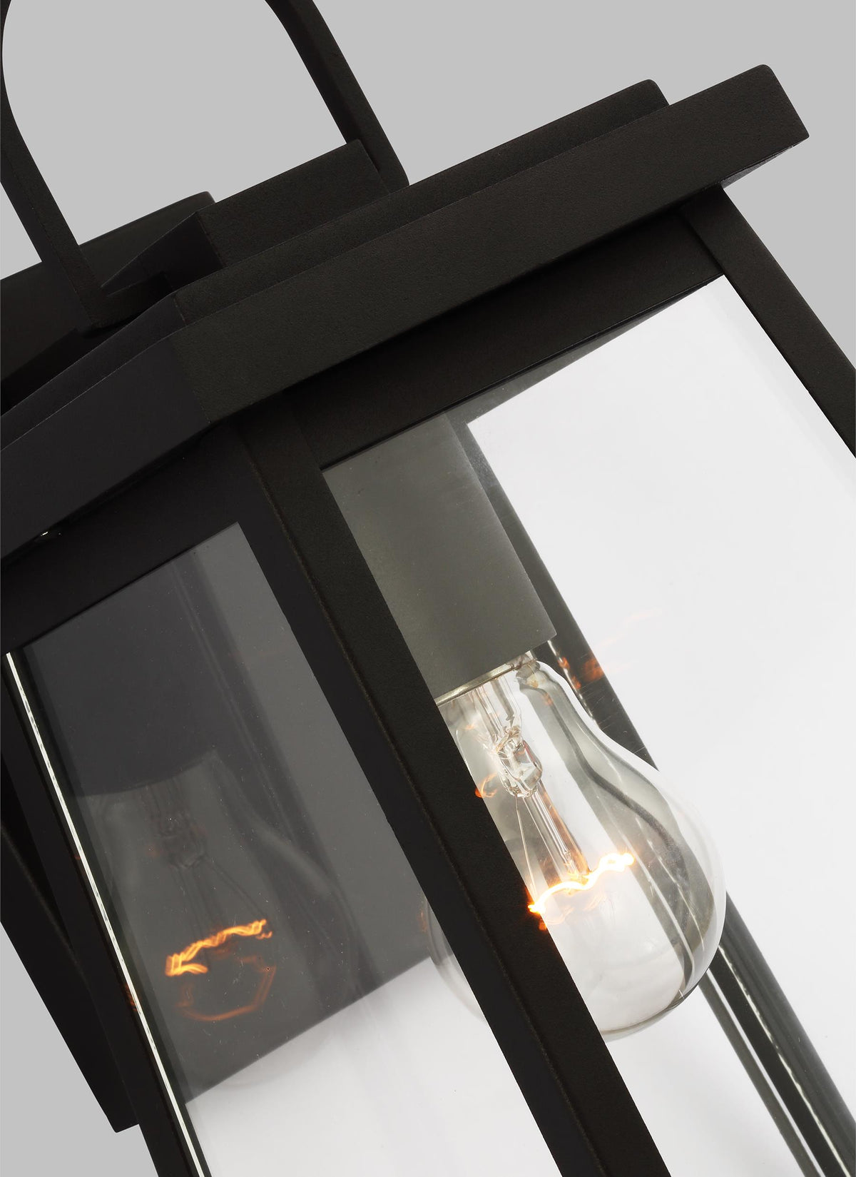 Generation Lighting, Founders Outdoor Wall Lantern, Black