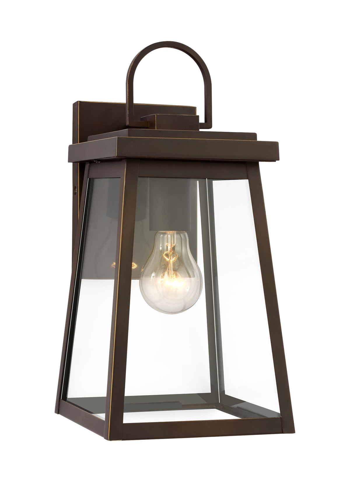 Generation Lighting, Founders Outdoor Wall Lantern, Antique Bronze