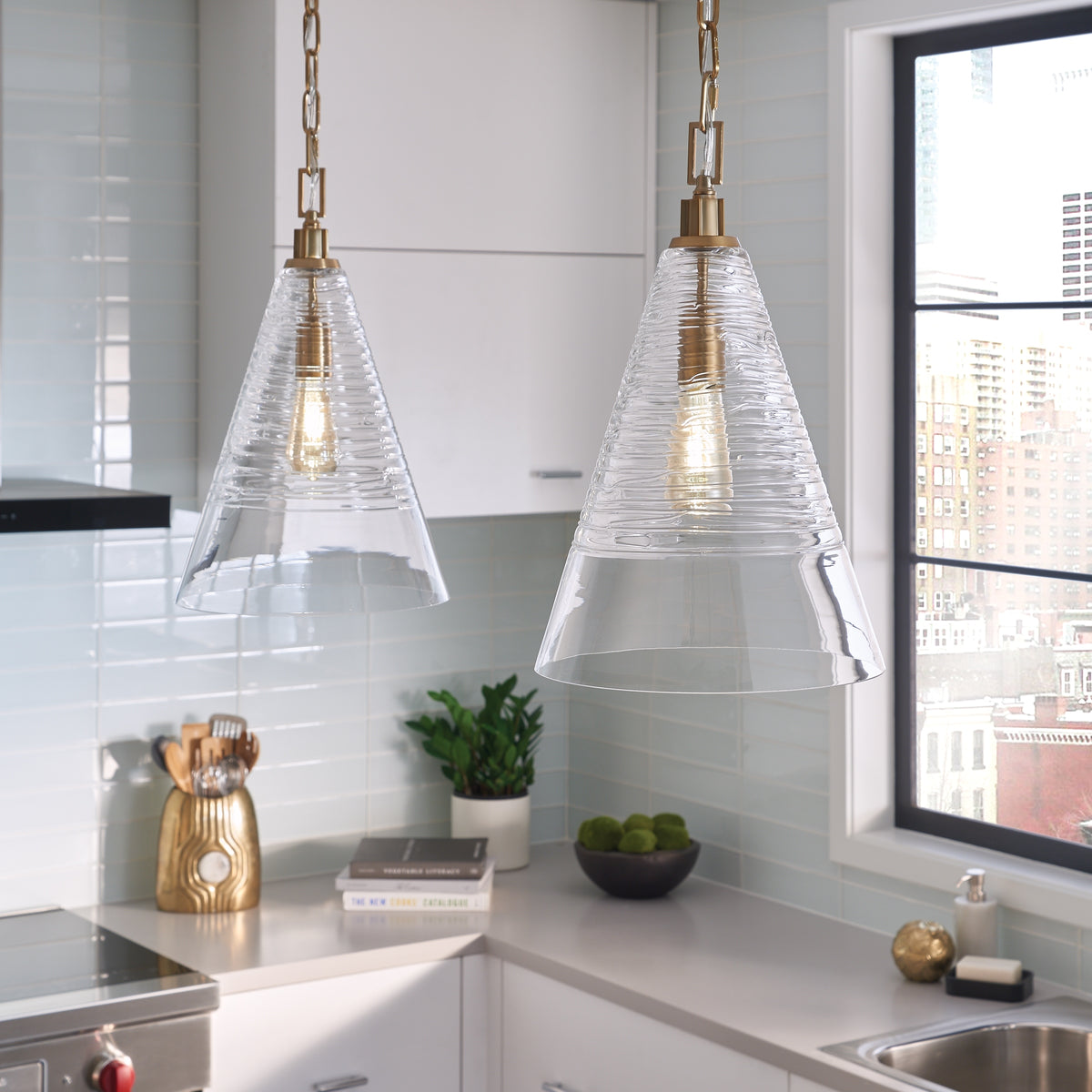 Feiss Elmore Cone Pendant