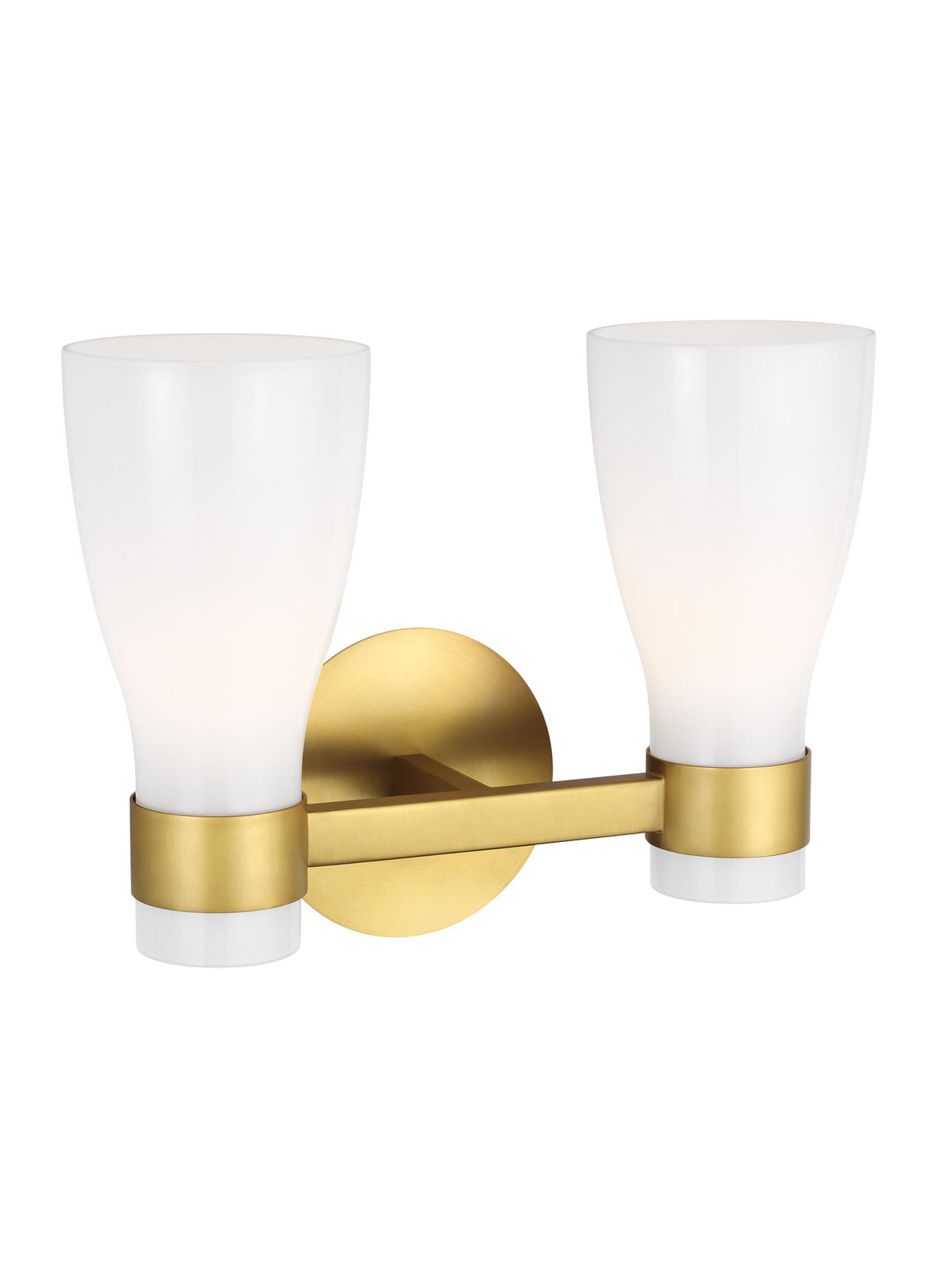 Generation Lighting - Moritz Two Light Vanity - Burnished Brass