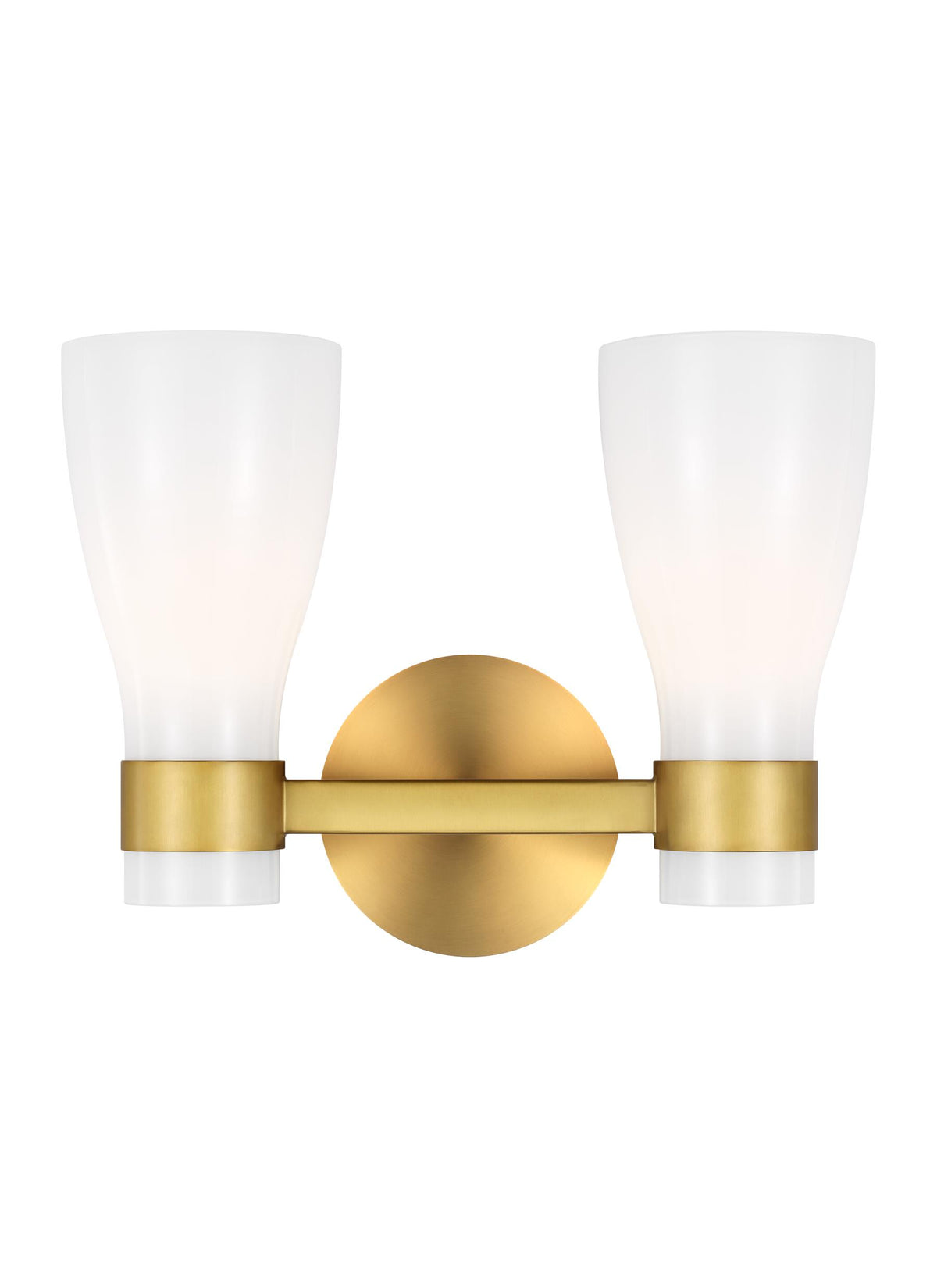 Generation Lighting - Moritz Two Light Vanity - Burnished Brass
