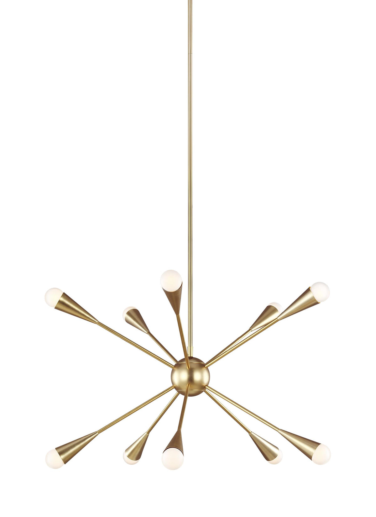 Generation Lighting, Jax Chandelier, Burnished Brass