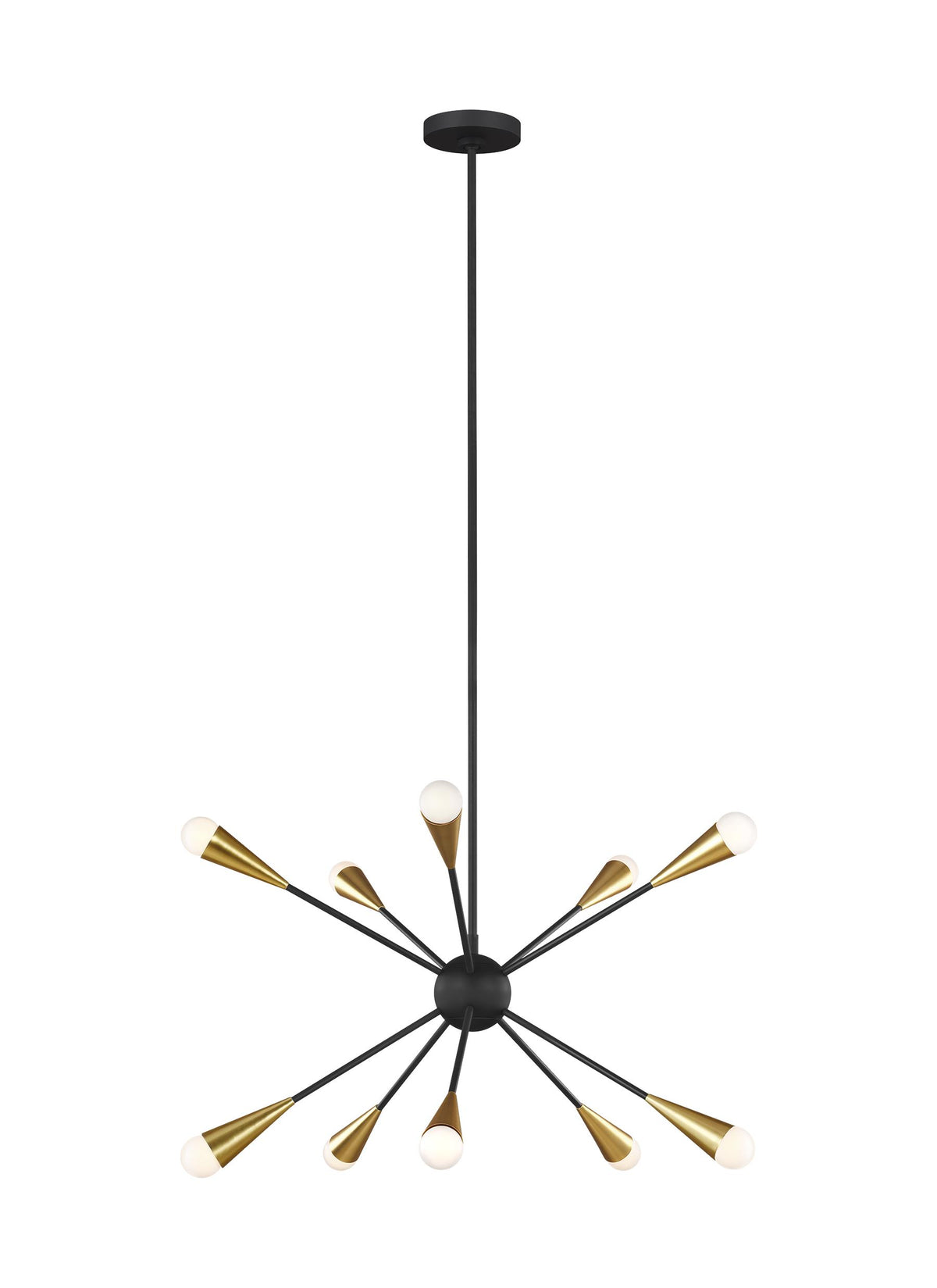 Generation Lighting, Jax Chandelier, Midnight Black