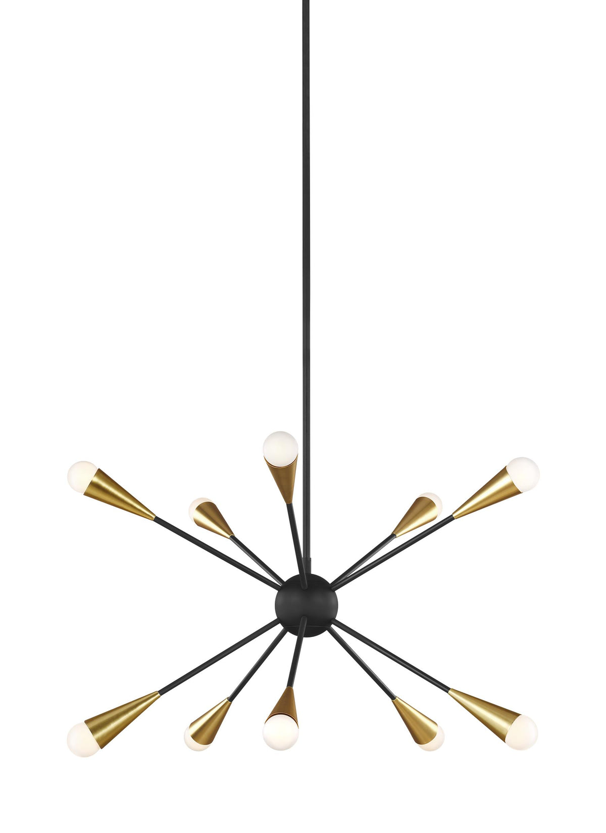 Generation Lighting, Jax Chandelier, Midnight Black