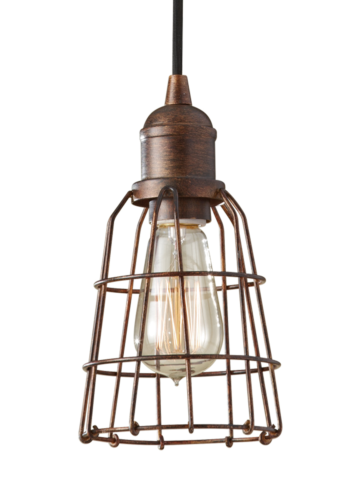 Feiss Urban Renewal Open Cage Pendant