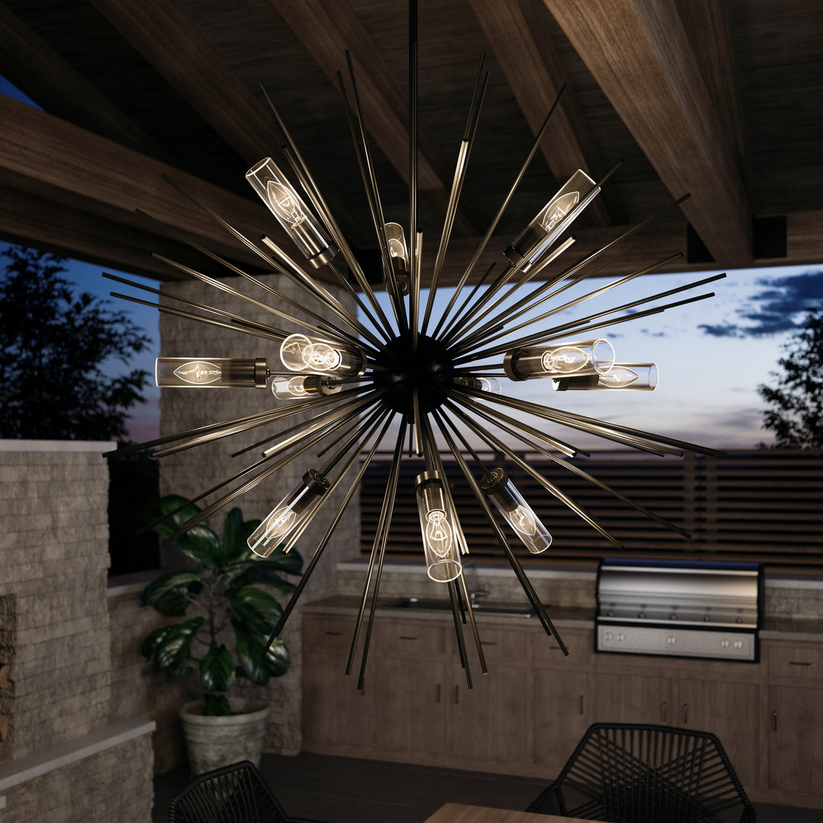 Feiss Hilo Large Outdoor Chandelier
