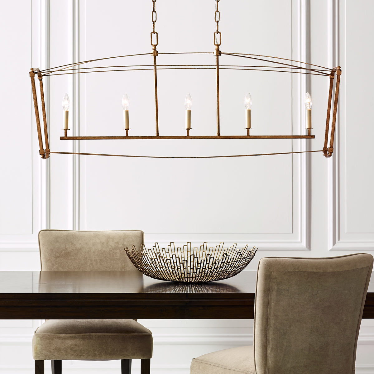 Feiss Thayer Linear Chandelier
