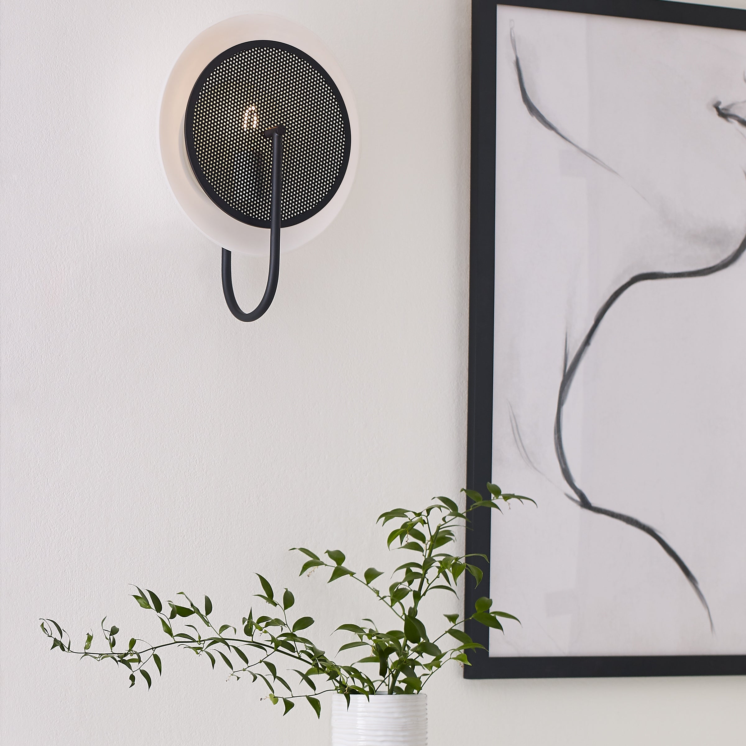 Flush mount wall store sconce lighting