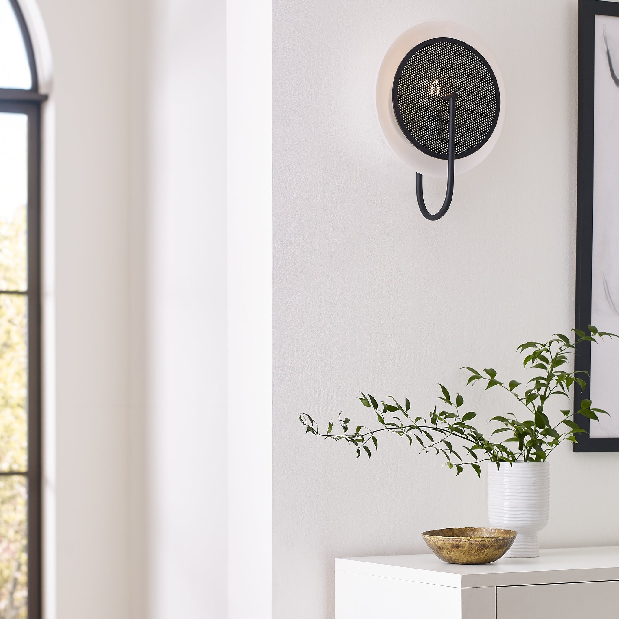 Flush mount shop wall sconce lighting