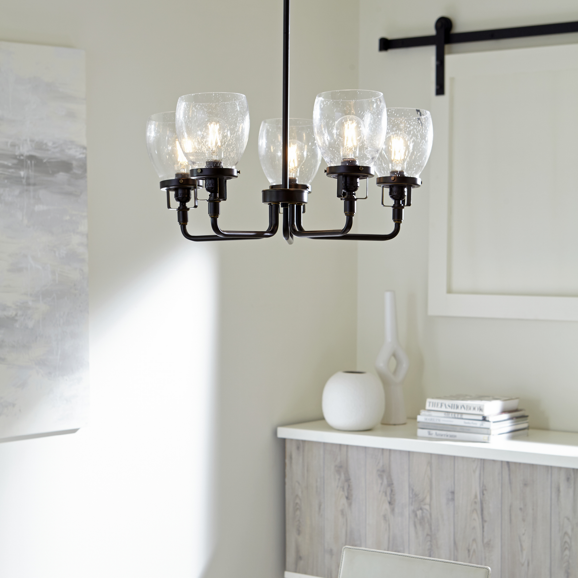 Belton Five Light Up Chandelier Sea Gull Collection