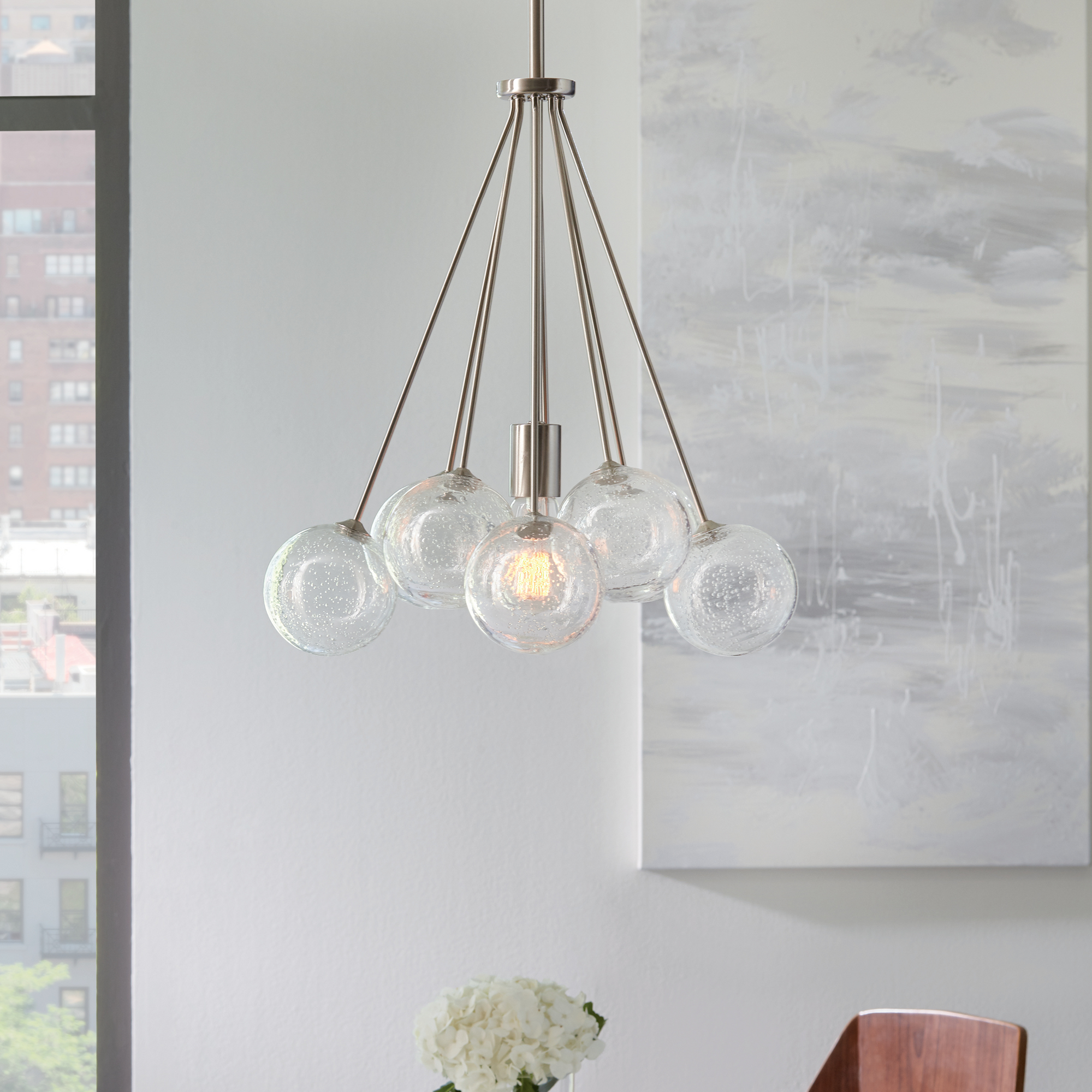 Bronzeville One Light Pendant Sea Gull Lighting