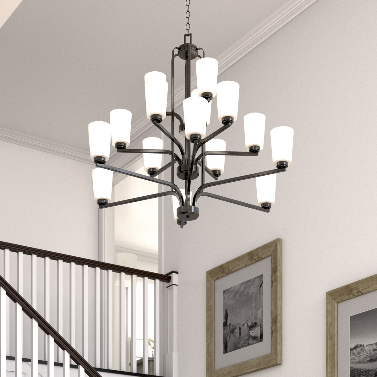 Franport Fifteen Light Chandelier Sea Gull Collection