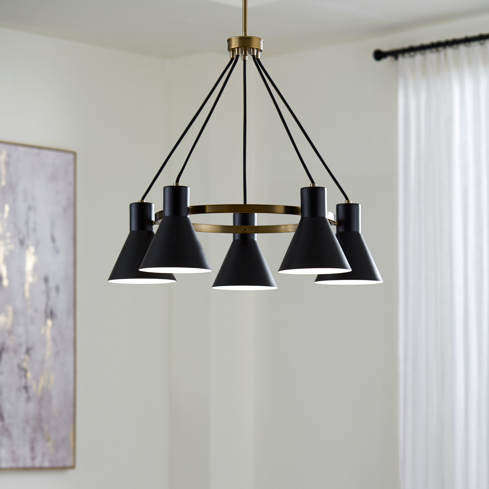 Towner Five Light Chandelier Sea Gull Collection