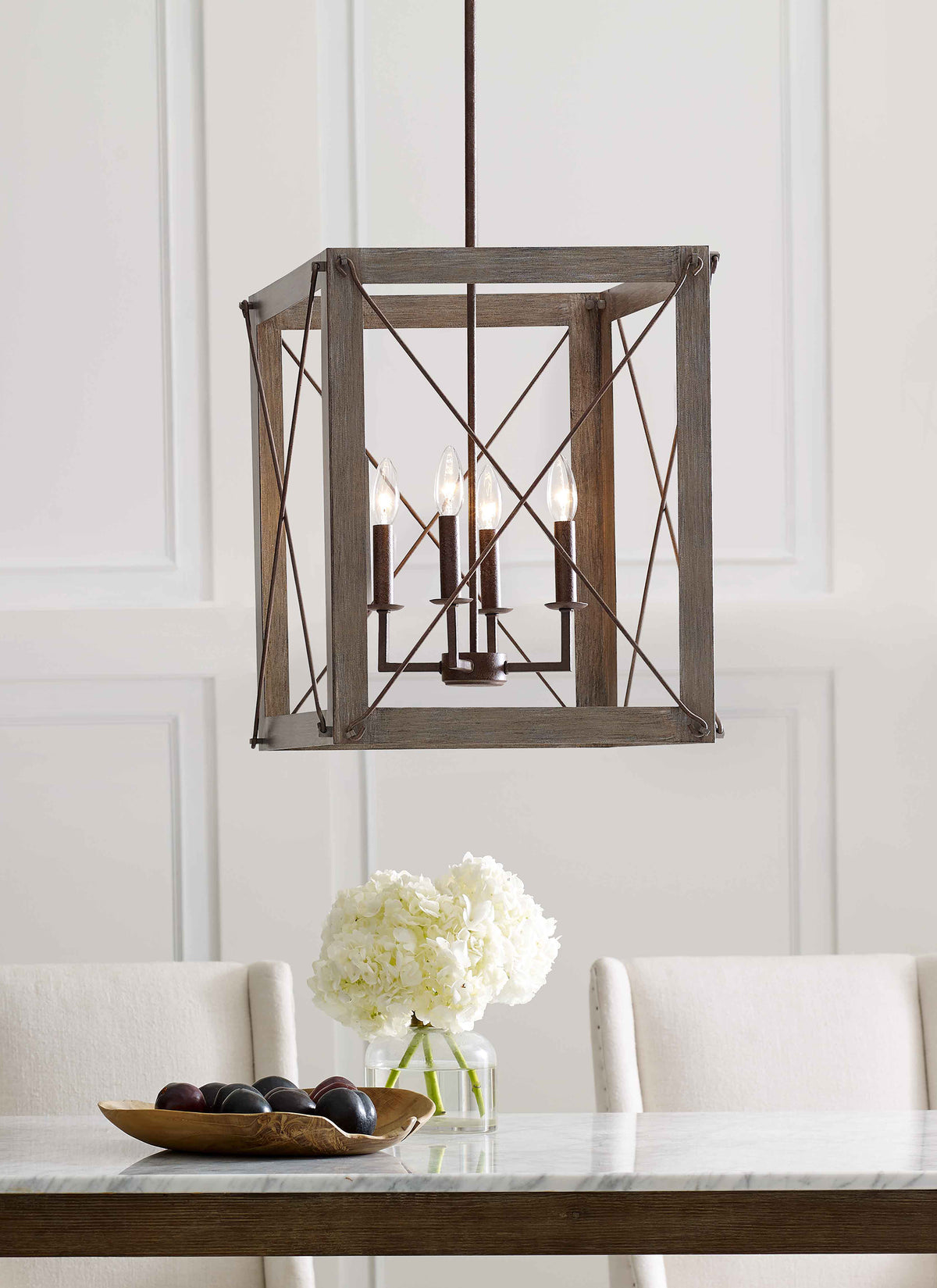 Thornwood Medium Four Light Pendant Sea Gull Collection