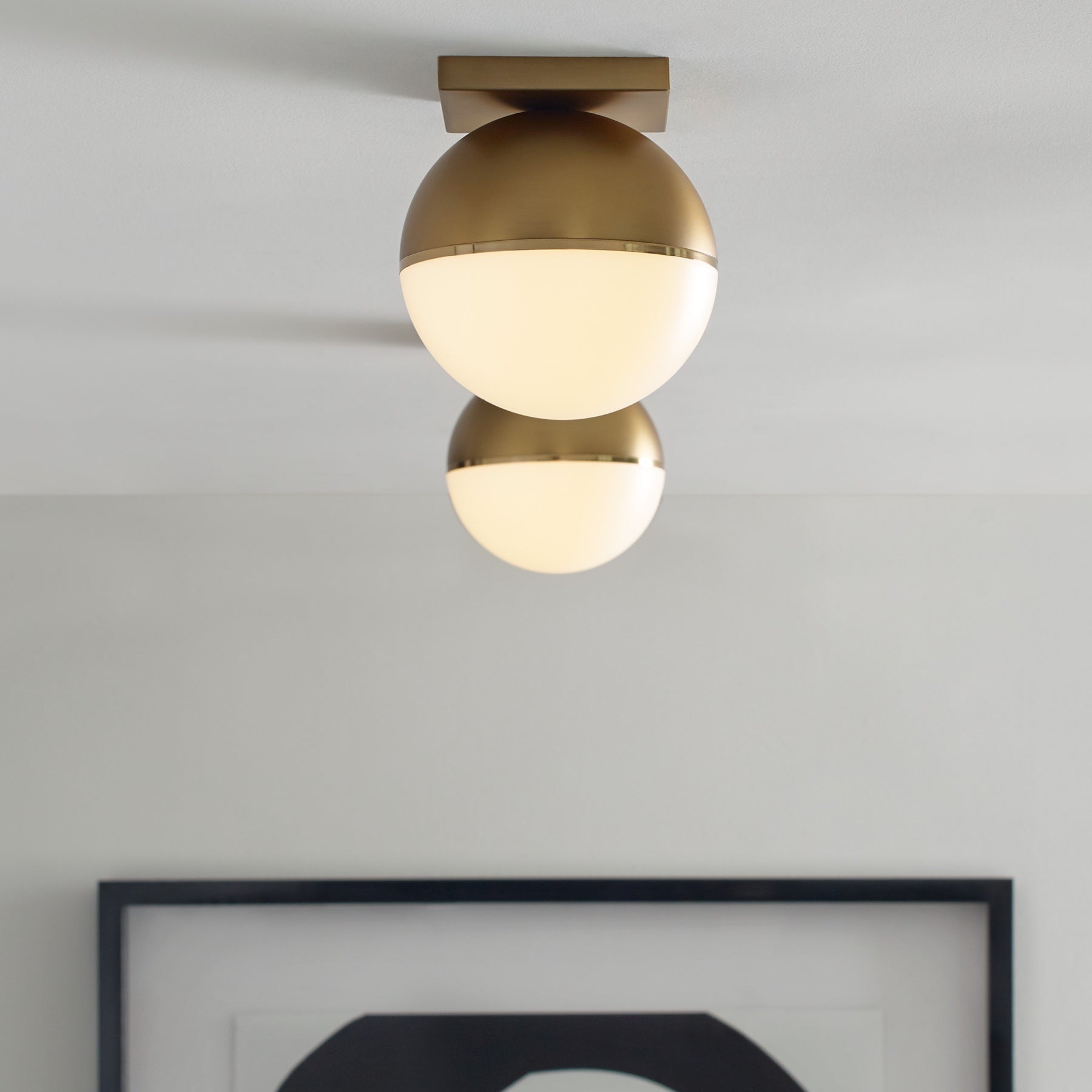 All modern flush store mount lighting