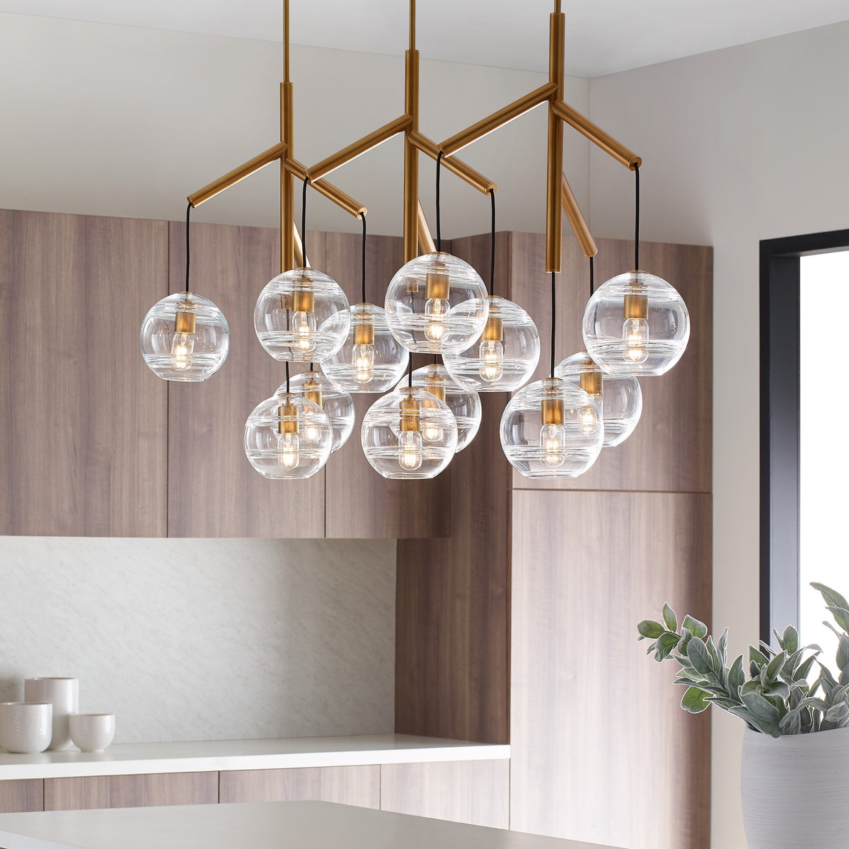 Sean Lavin Sedona Triple Chandelier