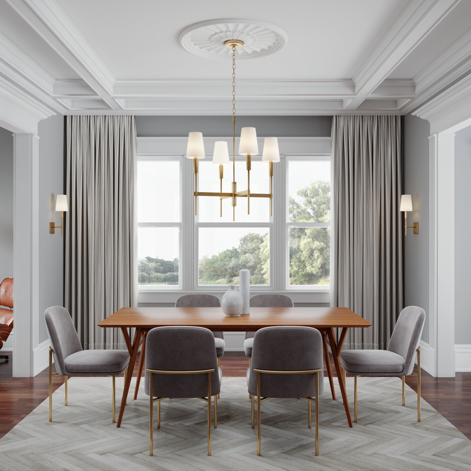 TOB Thomas O'Brien for Generation Lighting Beckham Classic Chandelier